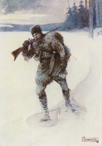 Alleen over de spoorloze sneeuw door Joseph Ratcliffe Skelton